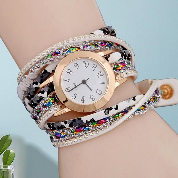 Orologi da polso anti-fade Anti-alta Accuratezza Bracciale orologio da donne di colore brillante per studente