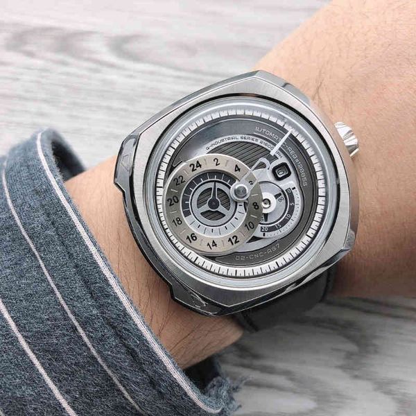 

luxury watches for mens mechanical watch sev4enfr5iday watch swiss brand geneva wristatches, Slivery;brown