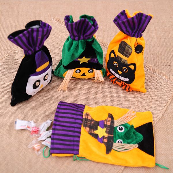 Party Supplies 2022 Halloween Non-Woven-Einkaufstasche Kinder Kürbis Pag Geschenk Beam Mouth Candy Bag Organizer für Kosmetika