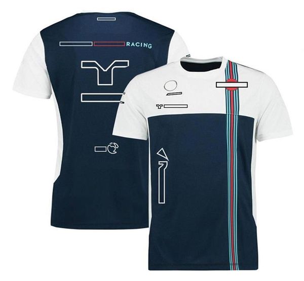 2023 F1 Racing Team Uniforme Oficial Mesmo Estilo Masculino e Feminino de Manga Curta Piloto T-shirt Fan Clothing Personalizado Secagem Rápida Suor Respirável