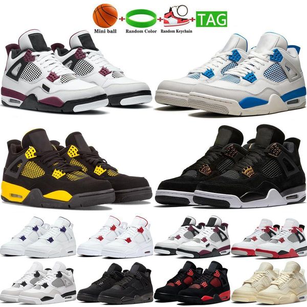 

basketball shoes fire red 4 women men 4s lemon venom sneaker green metallic sports pure money trainers university blue size eur 36-47