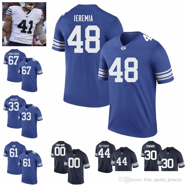 

ncaa byu cougars college football jerseys mens talon shumway jersey aleva hifo gunner romney steve young micah simon jerseys custom stitched, Black