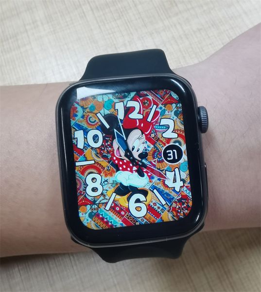 

45mm smart watches series 7 k18 aluminum gps bluetooth 4.0 wireless charging mtk2502 1.80 inch ips 320*380 hd 2.5d screen heart rate blood p