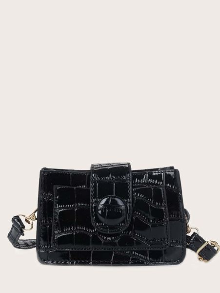 

kids croc embossed crossbody bag she