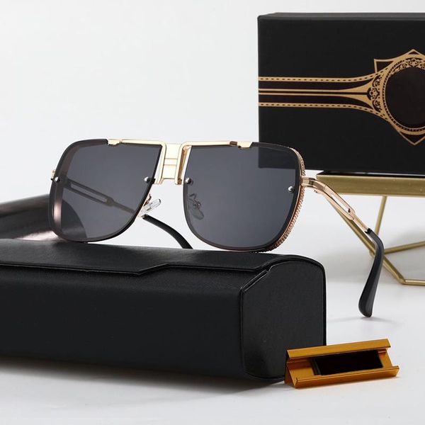 

mens designer sunglasses woman sunglass square luxury brand mach sun glasses men women buffs full rimless frameless metal rays silk eyeglass, White;black