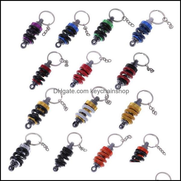 

keychains fashion accessories car motorcycle keychain motor modified absorber key ring decoration drop delivery 2021 vrmg6, Silver