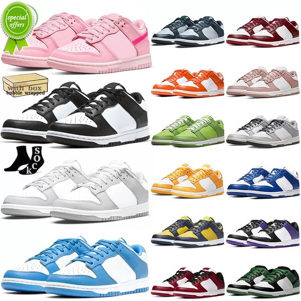

with box panda pink sb dunks casual shoes men women white black unc grey fog team green syracuse sail mens trainers dunked womens outdoor