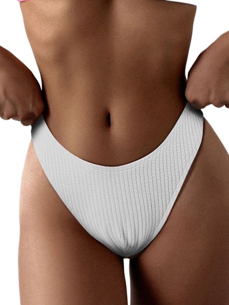 

plain bikini bottom 93hu#, White;black