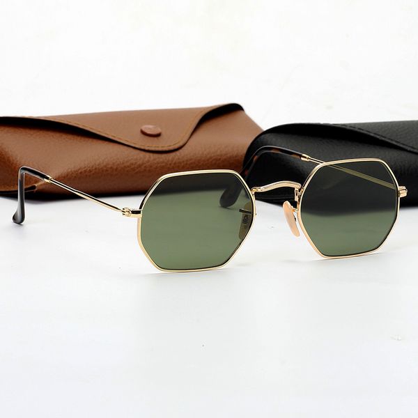 

sunglasses luxury designer men women glass lens sun glasses alloy frame vintage fashion uv400 sunglasses with box, White;black
