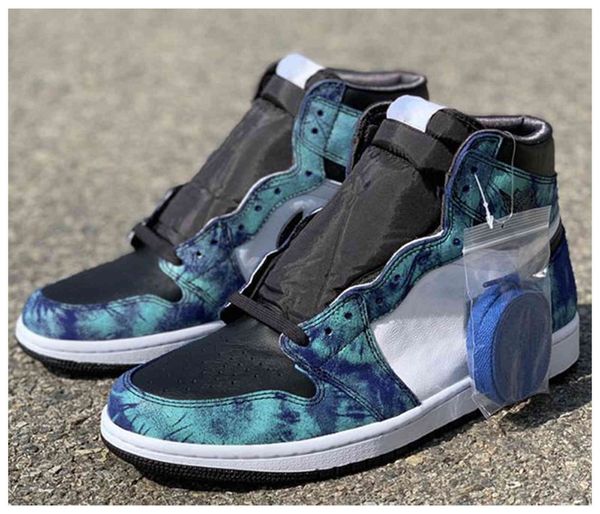 

shoes 1 high og wmns tie-dye basketball hyper royal trophy room x 1s dark mocha suede man university blue sneakers, White;red