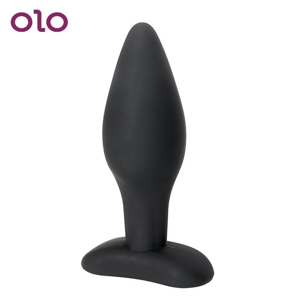 Olo Big Butt Plug Anal Prostate Massager Sexy Toys для мужчин Женщины гей -силиконовые продукты для взрослых продуктов