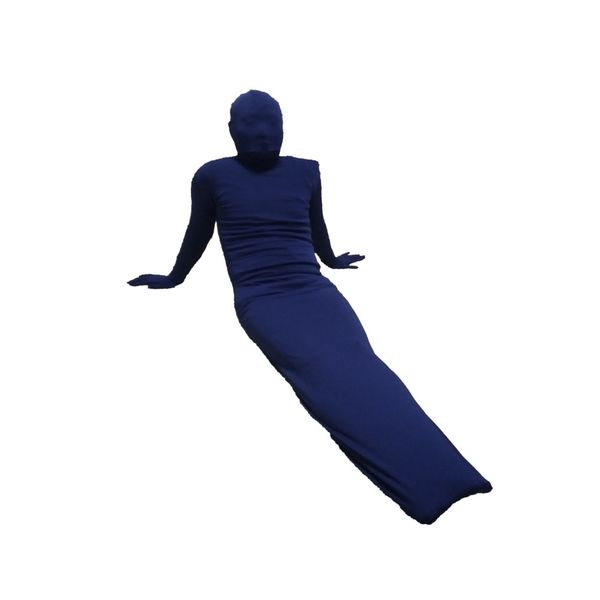 

solid color costumes fetish zentai mermaid suit full bodysuit catsuit tights mummy bag spandex bodybag stage props fancy dress, Black