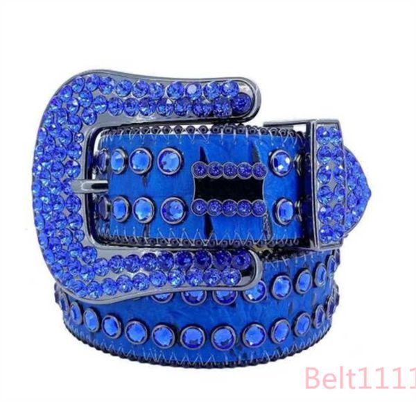 

luxury designers belts women fashion mens bb simon rhinestone belt with bling rhinestones width 4.0cm waistband, Black;brown