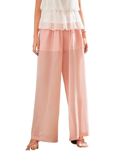 

high waist wide leg pants s8ik#, Black;white