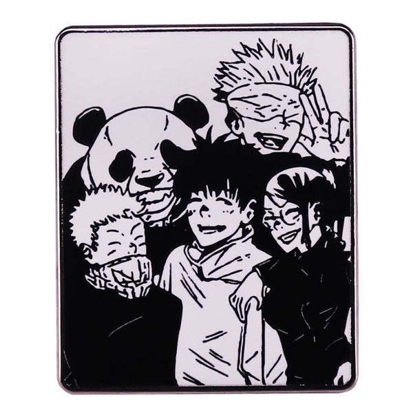 

japanese anime icons manga jujutsu kaisen enamel lapel pin badge pins hats backpack decoration jewelry accessories gifts anime s006, Blue