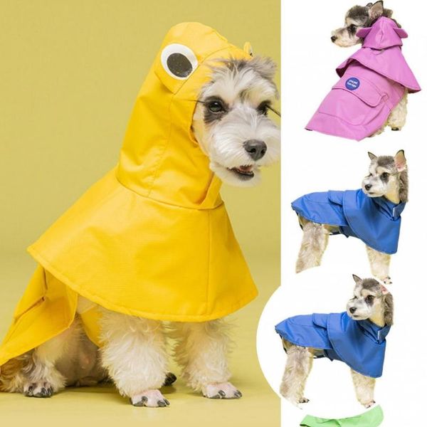 Abbigliamento per cani Giacca antipioggia Mantello impermeabile innovativo Comodo impermeabile facile da indossare Cane