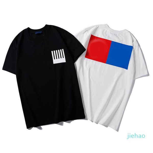 

- mens designer t shirts mens clothing summer casual streetwear designer t shirt rivet cotton blend crew neck short sleeve250n, White;black