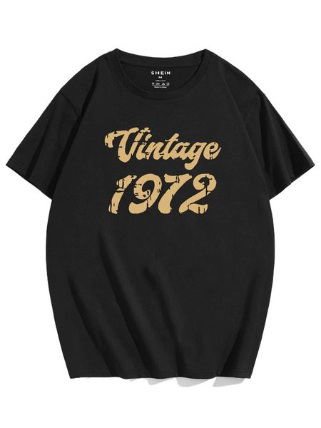 

men letter graphic tee y0x6#, White;black