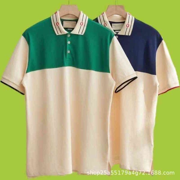 Version Correct Verified Summer Ancient Home T-Shirt Double G Stripe Shirt Kleidung für Männer und Frauen