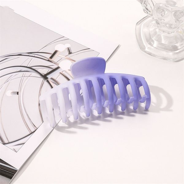 

yamog girls gradient color cross keel shaped hair clamps women large ponytail plastic hair claw clips colorful headdress bath scrunchies hai, Slivery;golden