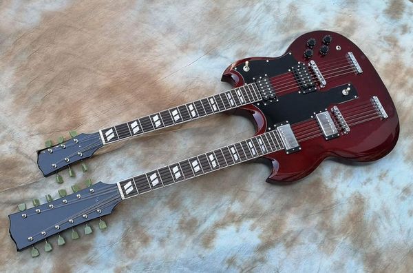 

20226 string 12 strings electric guitar double neck guitar jp eds1275