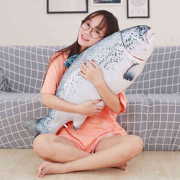 2040 cm Divertente Simulazione Pesce Coccole Farcito Pieterman Trota Giocattoli animali Pet Cat Dog Toys Baby Kids room Decor Regalo di compleanno J220729