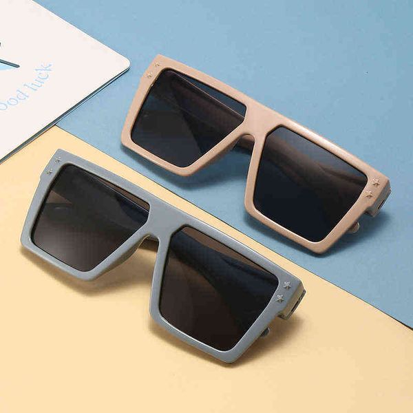 

2022 super new trend polarized sunglasses fashion urban men's and women's color changing hip-hop glasses r74f, White;black