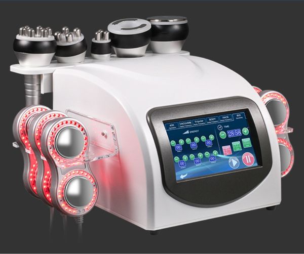 Dispositivo laser a vuoto facciale ultrasonico professionale Rf che dimagrisce corpo che contorna la macchina della cellulite di cavitazione 80K