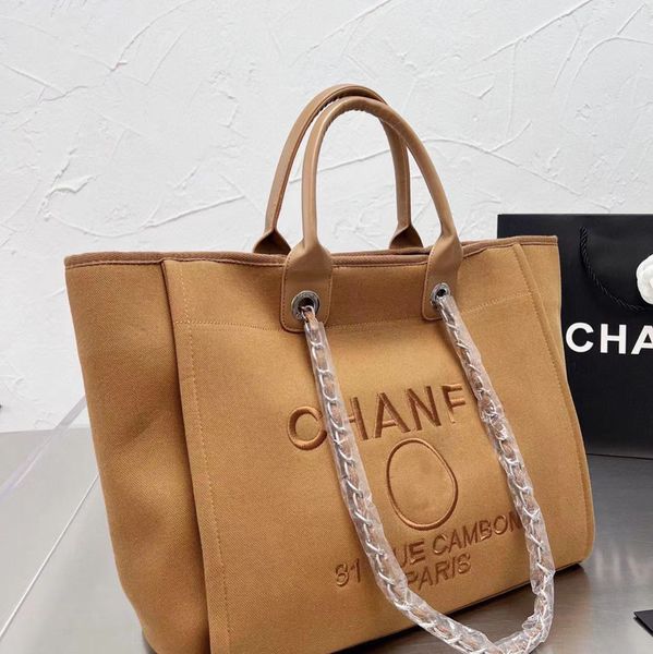 

brand luxury classic embroidered beach bags fashion ch women canvas evening handbags female big shopping designer large capacity ladies bag