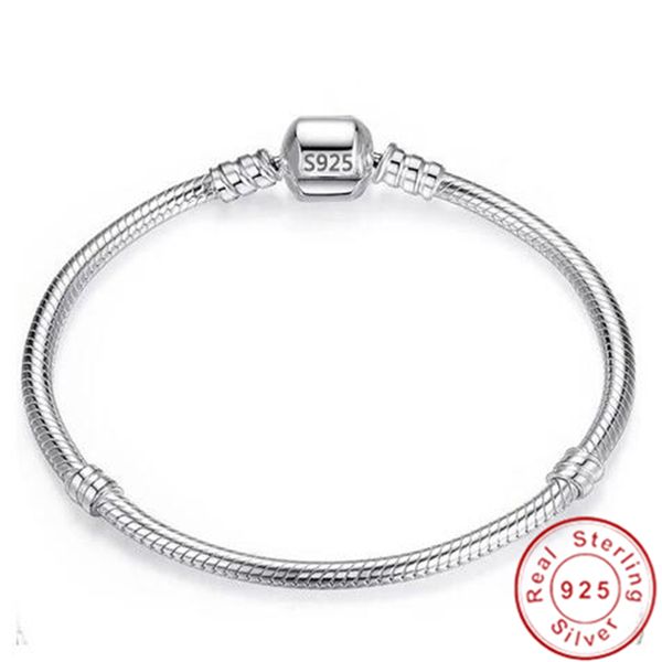 

choucong snake chain bangle bracelet 925 sterling silver filled statement party wedding bracelets for women accessory jewerly, Golden;silver