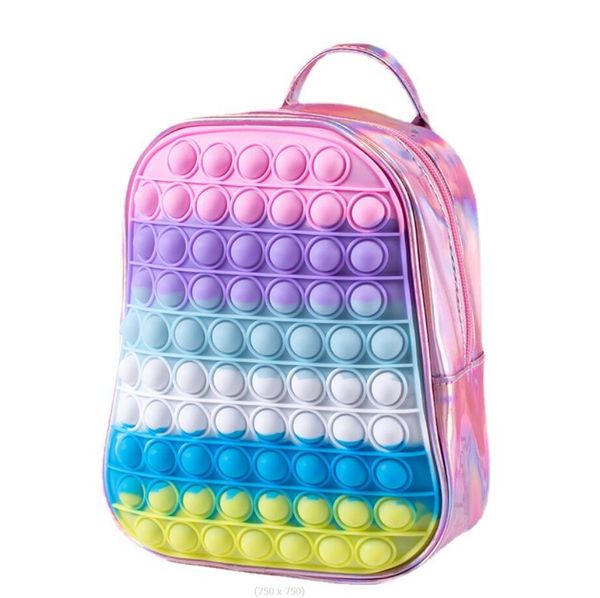 Mädchen Kindergarten Mädchen Schulranzen Rucksäcke Kinder Push Bubble Pops Mini Rucksack Kinder Cartoon Büchertasche Kleinkind Rucksack Mochila Infantil Geschenk