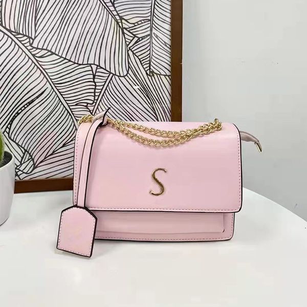 

pink sugao shoulder crossboby bags chain bag women fashion luxury designer pu leather handbags messenger handbag for ladies purse shopping b