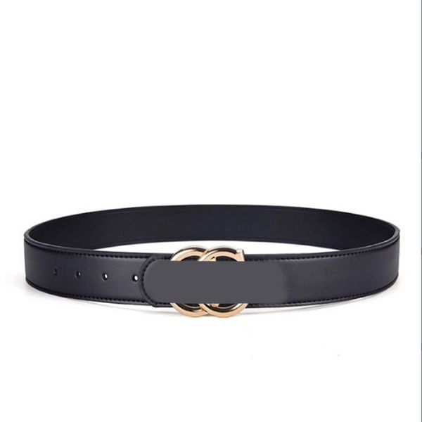 

designers belt big gold buckle men and women high man with box2687, Black;brown