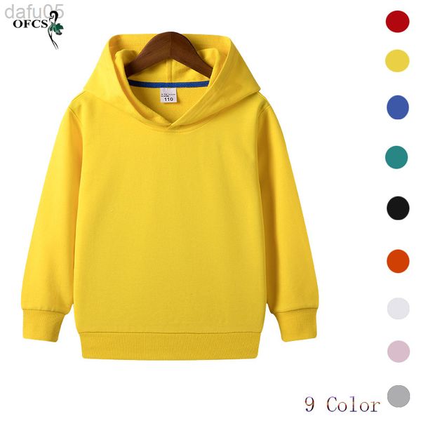 

autumn basic boys girls jackets kids solid coat t-shirt clothes full sweater 2-12 year cotton children clothes l220808, Black