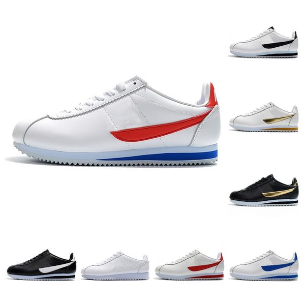 

fashion classic casual shoes nylon white varsity red shoes basic black blue lightweight run chaussures cortezs leather premium bt qs outdoor