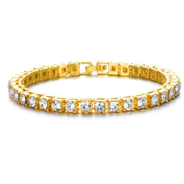 

link chain 925 sterling silver tennis bracelet bangle women wedding fashion jewelry wholesale christmas gift, Black