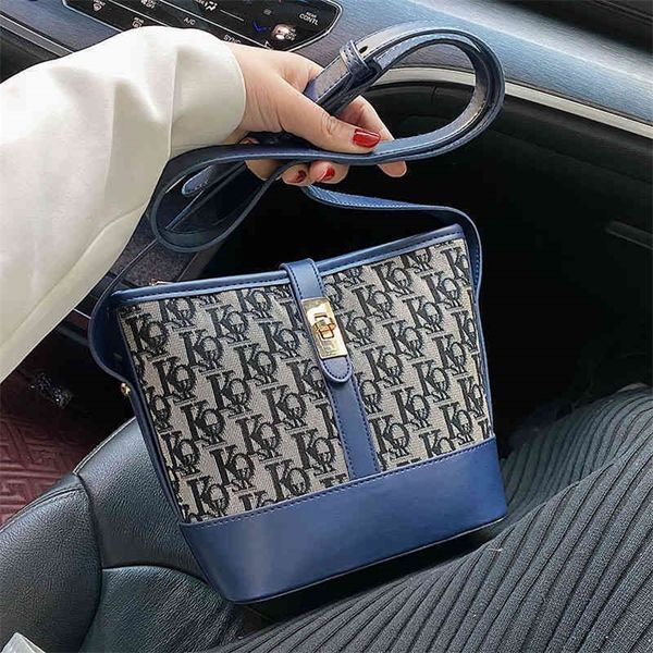 

shop online 85% off spring printed bucket bag trend fashion single shoulder bag