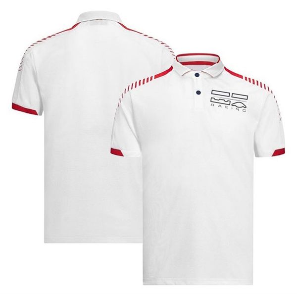 

f1 racing suit short-sleeved lapel t-shirt polo shirt team driver t-shirt can be customized