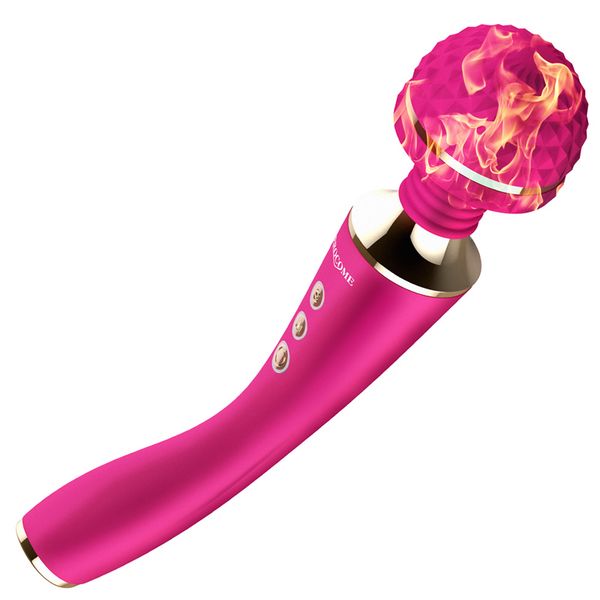 

powerful multi-speed waterproof g-spot av wand toys,magic intelligent heating massager vibrators products for woman