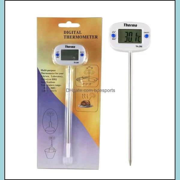 

thermometers kitchen tools kitchen dining bar home garden cooking digital thermometer for bbq electronic food probe thermo water milk mea