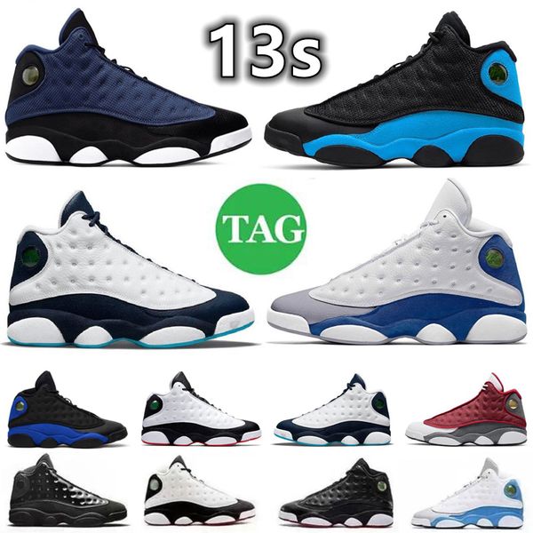 

jumpman 13 13s men basketball shoes university french brave blue del sol obsidian court purple flint toe black cat hyper royal mens trainers