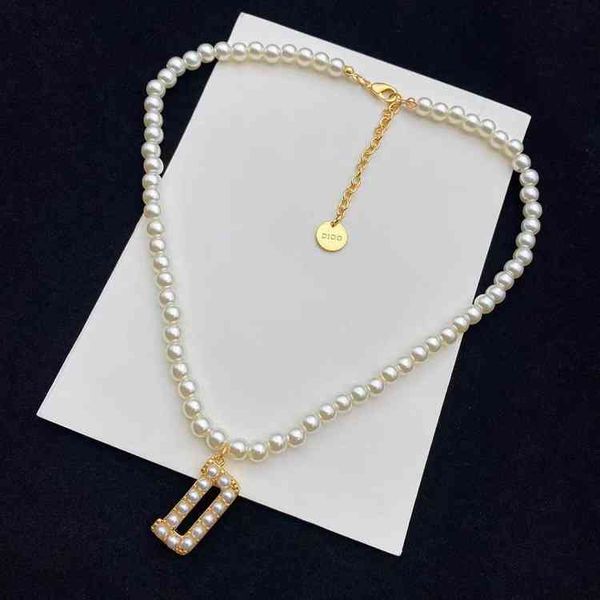 

fine jewellery diamond inlaid pearl necklace simple classic ear hanging girls'd bracelet jewelry, Black