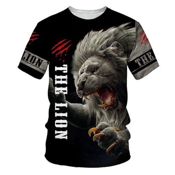 Neue 3D-Druck Tiger Mode Männer Frauen Trainingsanzüge Crewneck T Shirt Plus Größe S-6XL Harajuku0007