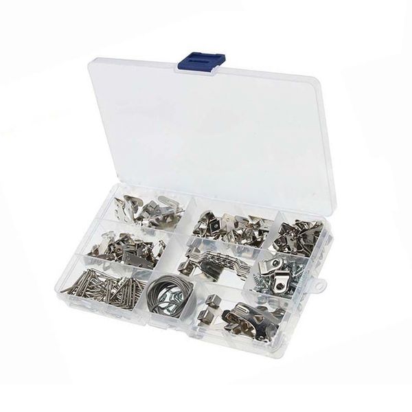 

230pcs p frame hanging hooks kit hooks sawtooth hanger mounted accessories