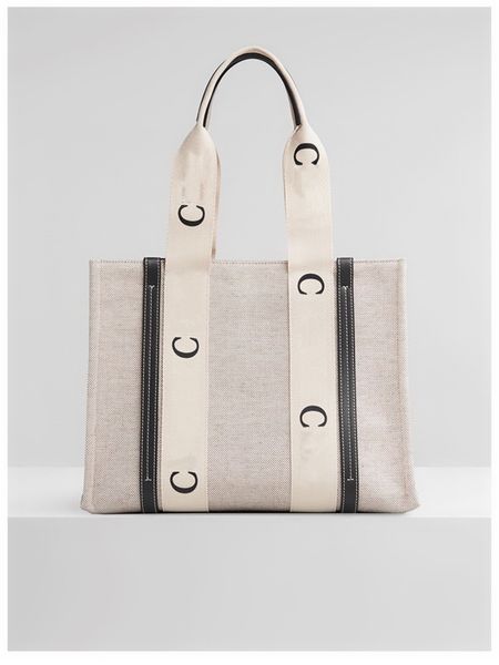 

2022 luxury designer large bags 5a woody womens shopper fashion totes shoulder canvas shopping high nylon hobo linen beach travel crossbody