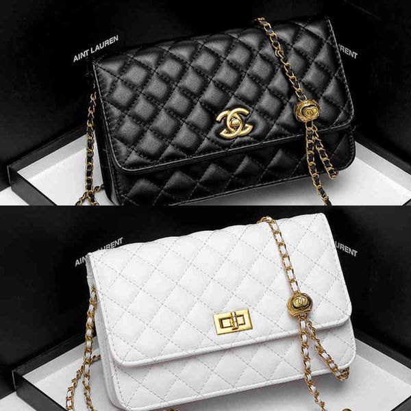 

female 2022 new cross small fashion ladies luxury dinner chain shoulder bag