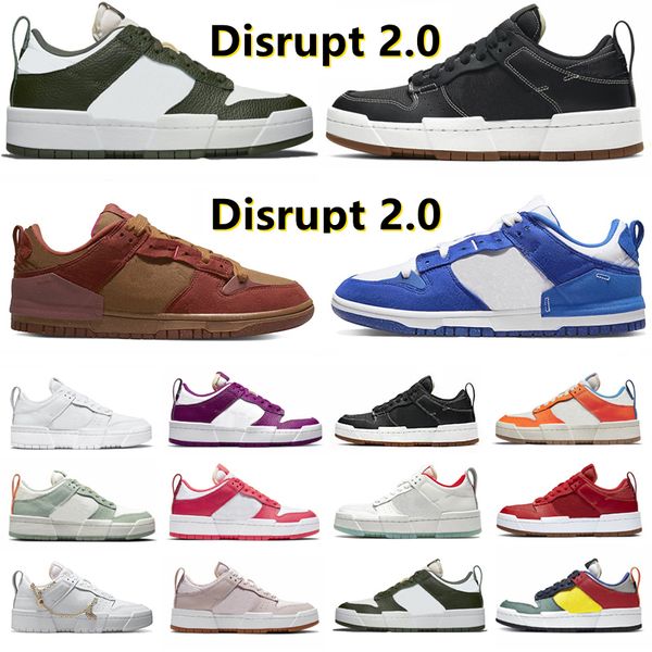 

shoes running disrupt 2.0 mens sneaker black white gum pn dust gold charms hyper royal malachite firecracker platinum desert men women sport