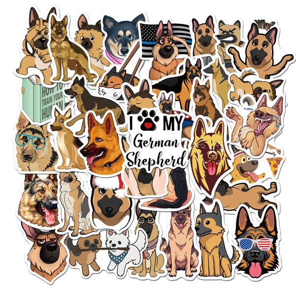 

50pcs collie stickers waterproof vinyl funny dog sticker skate accessories for skateboard lapluggage bicycle motorcycle phone car decals par