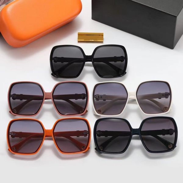 

wholesale fashion designer sunglasses goggle beach sun glasses for man woman 5 color optional good quality gift, White;black