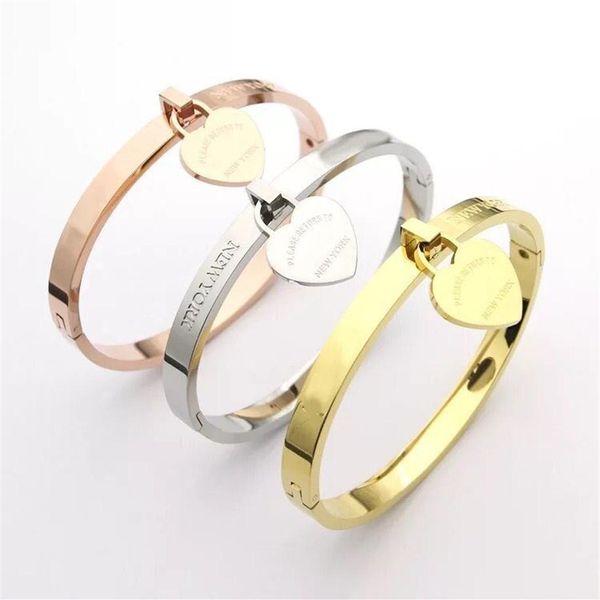 

letter stamps popular fashion t love designer bracelets for lady design women party wedding lovers gift luxury jewelry with for br269p, Black